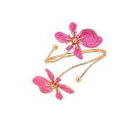 KHASCBNF Upper Arm Bracelet Super Fairy Petals Simple Design Style Enamel Glaze Craft Opening Adjustable Bracelet