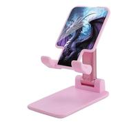 KHAUERBC Purple Dragon Purple Moon Phone Stand Adjustable Height and Angle,Phone Holder with 4"-13" Phones iPad Tablet,Cell Phone Stand for Desk Travel Essentials Office Accessories