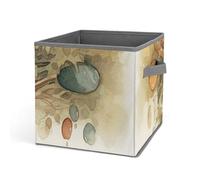 KHAUERBC Rabbit on The Tree Fabric Bins with Double Handles.Storage Basket Is Cube Collapsible Organizers.Square Baskets for Organization, Closet, Shelves, Offices, Toys.