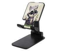KHAUERBC Raccoon on The Grass Phone Stand Adjustable Height and Angle,Phone Holder with 4"-13" Phones iPad Tablet,Cell Phone Stand for Desk Travel Essentials Office Accessories
