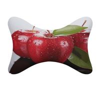 KHAUERBC Red Apple Fruit Car Headrest Pillow - 2 Pack,Neck Pillow with Washable Removable Cover,Car Travel Pillow for Car Bus Truck Driving Comfort