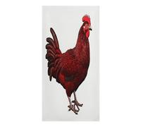 KHAUERBC Red Chicken Quick Dry Towels,Quick Dry Super Absorbent ，Large Oversized Beach Towel，61.4 * 30.3 Inches. Fiber Beach Towels is Sand Proof Tropical Beach Essentials.