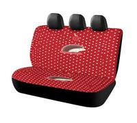 KHAUERBC Red Polka Dot Hedgehog Car Seat Cover to Durable and Soft,Durable& Scratch Resistant Vehicle Car Seat Protector,Back Seat Cover for Car Trucks Van SUV