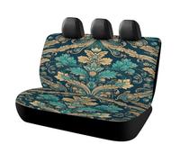 KHAUERBC Retro Pattern Car Seat Cover to Durable and Soft,Durable& Scratch Resistant Vehicle Car Seat Protector,Back Seat Cover for Car Trucks Van SUV