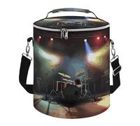 KHAUERBC Rock Band Stage Soft Cooler Bag Multi-Pocket,Beach Bag Insulated Leak Proof,Collapsible Cooler for Beach Travel Work