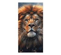 KHAUERBC SciFi Lion Quick Dry Towels,Quick Dry Super Absorbent ，Large Oversized Beach Towel，61.4 * 30.3 Inches. Fiber Beach Towels is Sand Proof Tropical Beach Essentials.