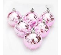 KHBNHJ Christmas Balls Shatterproof Balls for Xmas Tree, 12PCS Christmas Ball Ornaments, Christmas Tree Decorations Baubles for Holiday Wedding Party Decoration-Pink,A