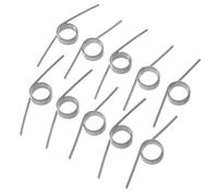 KHBUAB 10pcs Adjustable Torsional Springs for Trash Can Lid Replacement, Stainless Steel Sturdy Compression Springs, Portable and Reusable, Suitable for Outdoor Foot Pedal Trash Cans