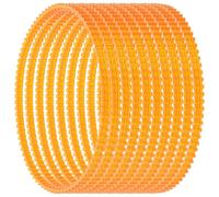 KHBUAB 10pcs Home Sewing Machine Replacement Belts 115 Size Treadle Motor Drive Belts Cowhide Dual-Tooth Stretch for Household Sewing Accessories