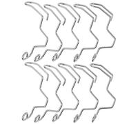 KHBUAB 10pcs Metal Sewing Machine Finger Guard Silver Hand Protector for Industrial Sewing Designed for Long-Term Use Enhanced Finger Protection and Other Work Scenarios