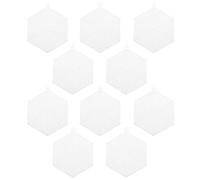 KHBUAB 10pcs Plastic Sewing Sheets Embroidery Needles Artists Moulding Mesh White Smooth Surface Easy to Cut Sturdy for DIY Making Cup Mat and Craft Projects