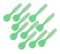 KHBUAB 10pcs Portable Prison Tooth Brush with Comfortable Grip and Anti-Slip Plastic Handle, Mini Size for Inmates in Prisons and Rehabilitation Centers, Practical Household Toothbrush