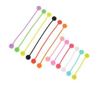 KHBUAB 12pcs Rubber Magnetic USB Cable Holder Organizer for Portable Cable Organizing and Storage for Headphone and Data Management at Home or Office Random Color