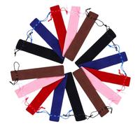KHBUAB 15pcs Drawstring Pen Pouches Made of Thick Lint Fabric Double-Sided Scratch-Proof Pen Protection Bags and ’s Use