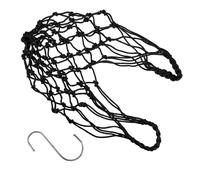 KHBUAB 1pc Parrot Rooster Hen Feeding Net Bag Nylon Mesh Foraging with Stainless Steel Hook for Birds Chicken Poultry Vegetable Holder