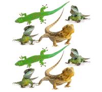 KHBUAB 2 Sets Lizard Car Decal Funny Adhesive Sticker Assorted Colours, Covers Well and Sticks Firmly, for Car, Truck and Van Bumper Decoration