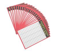 KHBUAB 20 Sheet Warehouse Record Cards for Inventory Tracking and Shipping Pallet Labels Made of Paper with Reliable Data Support for Maintenance and Inspection in Warehouse Management