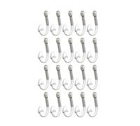 KHBUAB 20pcs Alloy Fishhook Shape Charm Pendants for DIY Jewelry Making, Featuring Fine Workmanship and Simple Stylish Design, for Scrapbooking Projects and Sweater Chain Accessories