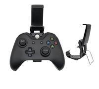 KHBUAB 2pc Gamepad Holder Stand for Mobile Phone Compatible with Xbox One Controller, Adjustable Viewing Angle, Flexible Clip-on Design Made of Plastic and Metal, for Gaming Setup