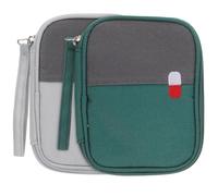 KHBUAB 2pcs Mini Medicine Storage Bag Travel Medicine Bag Portable Multi-Purpose Wear-Resistant Storage Pouch for Outdoor Activities and School Use