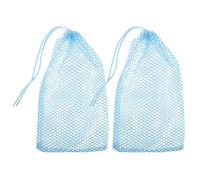 KHBUAB 2pcs Pointe Shoe Bag Ballet Mesh Drawstring Organizer for Women, Lightweight Polyester Dance Shoe Makeup Bag Fine Breathability, for Travel and Performances