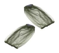 KHBUAB 2pcs Portable Mosquito Head Net Hat with Gauze Material for Hiking and Fishing, Insect Bite Protection Face Cover Suitable for Families and Couples Outdoor Activities