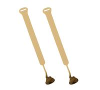 KHBUAB 2pcs Silicone Toilet Seat Lift Handles with Poop Shape Design, Not Easily Broken, Avoids Direct Touch with Toilet, for Home and Hotel Bathroom Use