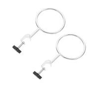 KHBUAB 2pcs Support Retort Rings for Laboratory Experiments, Iron Material, Portable and Lightweight Design, for Science Study and Research, Suitable for Students and Beginners