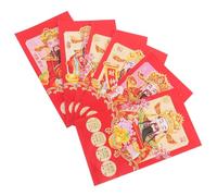 KHBUAB 30pcs Creative Red Packet 2025 Year Red Packet Cartoon Snake Shape Portable Paper Envelopes Elegant Unique Style for Chinese New Year Celebration