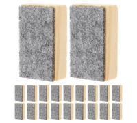 KHBUAB 36pcs Mini Blackboard Eraser Wood Felt Chalk Eraser Small Blackboard Cleaner for Boys and Girls Students Teachers Classroom School Supply Home Office Learning Activities