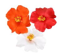 KHBUAB 3pcs Flower Clip for Thin Hair Small Cloth Hair Barrette with Adorable Bohemian Style for Beach Party Accessory