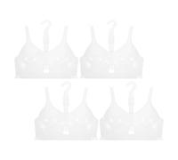 KHBUAB 4pcs Plastic Female Mannequin Half Body Bra Hanger Display Stand for Women Clothes and Bras, Convenient Display Aesthetic Appeal, for Clothing Exhibitions and Malls