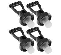 KHBUAB 4pcs Replacement Spigot Handle for Beverage Dispenser and Tea Dispenser, Black Plastic Faucet Handle with Universal Compatibility and Easy Installation, for Water Fountain Use
