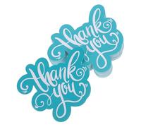 KHBUAB 50pcs Mini Business Thank You Cards Pink with Envelopes Small Thank You Notes for Packaging Decoration Employee Appreciation and Teacher Gratitude