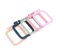 KHBUAB 5pcs Sturdy Square Plastic Embroidery Hoops with Adjustment Screw for DIY Cross Stitch Needlework and Wall Decoration, Suitable