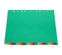KHBUAB 62pcs Plastic Binder Index Dividers with Tabs, Notebook Page Dividers for School and Home Use, Easy Installation and Built to Last, Organize Your Planner or Notebook Efficiently