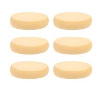 KHBUAB 6pcs Oval Makeup Sponges for Face Powder and Cream Blending, Hydrophilic Polyurethane Material, Comfortable to Touch and Compact Design, Suitable for Dry and Wet Use