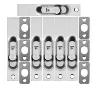 KHBUAB 6pcs Stainless Steel Flush Bolts for Doors with Silent Operation and Easy Installation Concealed Door Flush Bolt Latch for DIY