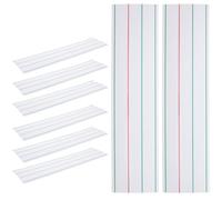 KHBUAB 8pcs Magnetic Dry Erase Name Badge Stickers Multi-Function Note Labels with Four-line Grid Design Reusable Plastic Name Plate for Desk Personal Tags and Office Supply