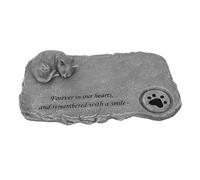 KHBUAB Adorable Resin Kitten Pet Memorial Plaque Small Cat Tombstone Ornament for Living Room and Front Yard Garden Decoration
