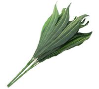 KHBUAB Artificial Material 2pcs Snake Plant Sansevieria Branches with Unique and Realistic Style Not Easy to Lose Shape, Easy to Maintain, for Office Or Wedding Decoration