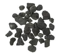 KHBUAB Black Lava Rock Aromatherapy Stone 500g Pack 2-3cm Natural Volcanic Decorative Rocks for Fish Tank Landscaping and Planter Decoration