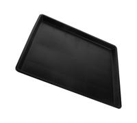 KHBUAB Black Plastic Pet Tray for Small Dog Crate and Rabbit Cage, Sturdy Replaceable Tray Prevents Soiling Floor, Small Animal Toilet Pan for Indoor Use