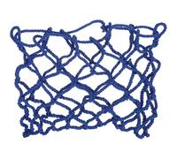 KHBUAB Blue Bunny Hay Feeder Mesh Bag for Cage with Mesh Window and Mess Reduction Feature, Hanging Hay Holder for Guinea Pig and Small Pets