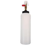 KHBUAB Brake Fluid Refill Bottle 1000ml with Sturdy Plastic and Metal Construction Versatile Brake Bleed Kit for Car and Truck Oil Replacement and Pneumatic Tool Oil Filling