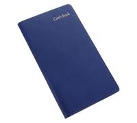 KHBUAB Budget Recording Notepad A6 Blue PU Cover Compact for Household Accounts and-The-Go Use