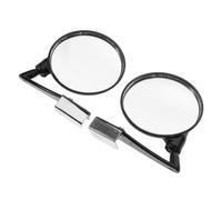 KHBUAB Car Blind Spot Mirrors and Wide Angle View 2pcs with 360 Degree Coverage Convex Glass and Construction, Self Adhesive Black Accessories for Cars Suitable for Driving