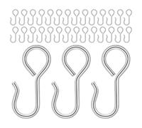 KHBUAB Car Seat Cover Hooks Sturdy Iron Material with Easy Installation 50pcs Metal Compact Design and for Car Seat Cushion Fixing in Environments