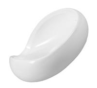 KHBUAB Ceramic Coffee Bean Dosing Tray for Kitchen and Dining Lightweight Practical White Bean Sample Dish for Restaurant and Daily Use