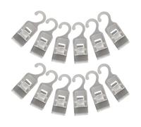 KHBUAB Clothes Pins with Super Strong Grip and Resistant to Deformation 12 Pcs Minimalist Laundry Clips for Home and Bathroom Organisation